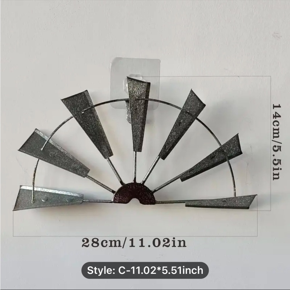 Metal windmill